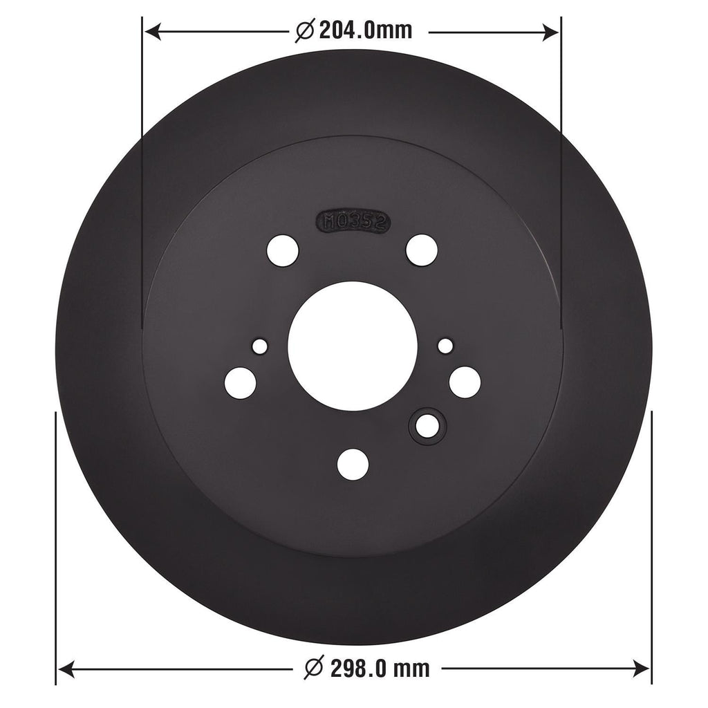 Gold Disc Brake Rotor 71916DG