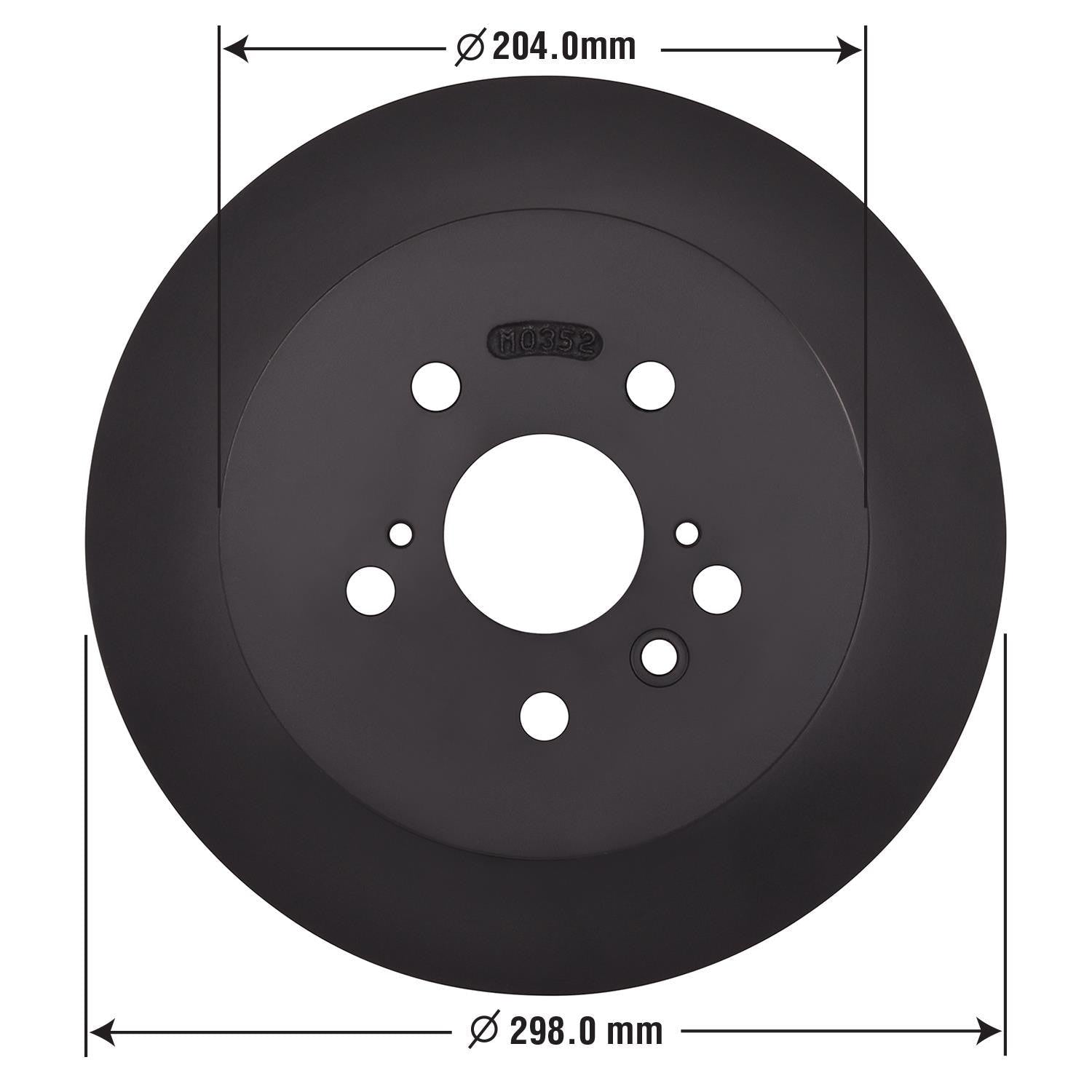 Gold Disc Brake Rotor 71916DG
