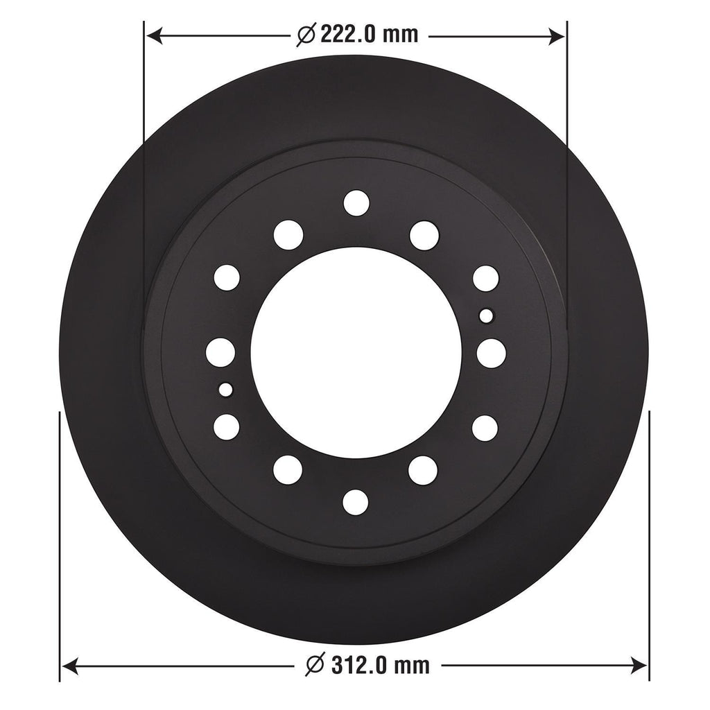 Gold Disc Brake Rotor 71918DG