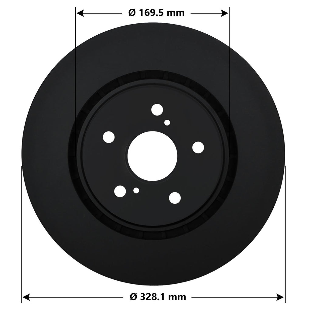 Gold Disc Brake Rotor 71932DG