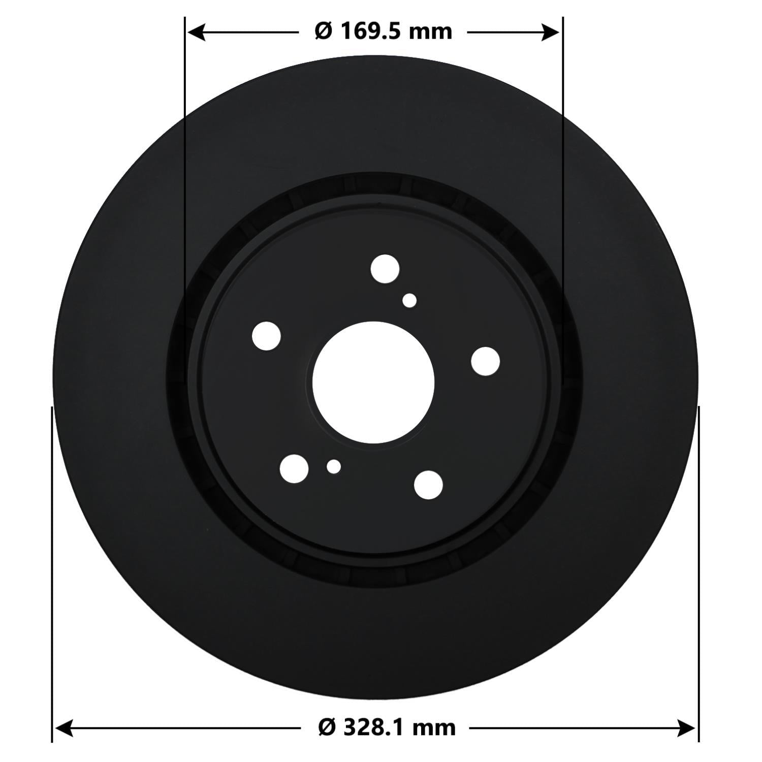 Gold Disc Brake Rotor 71932DG