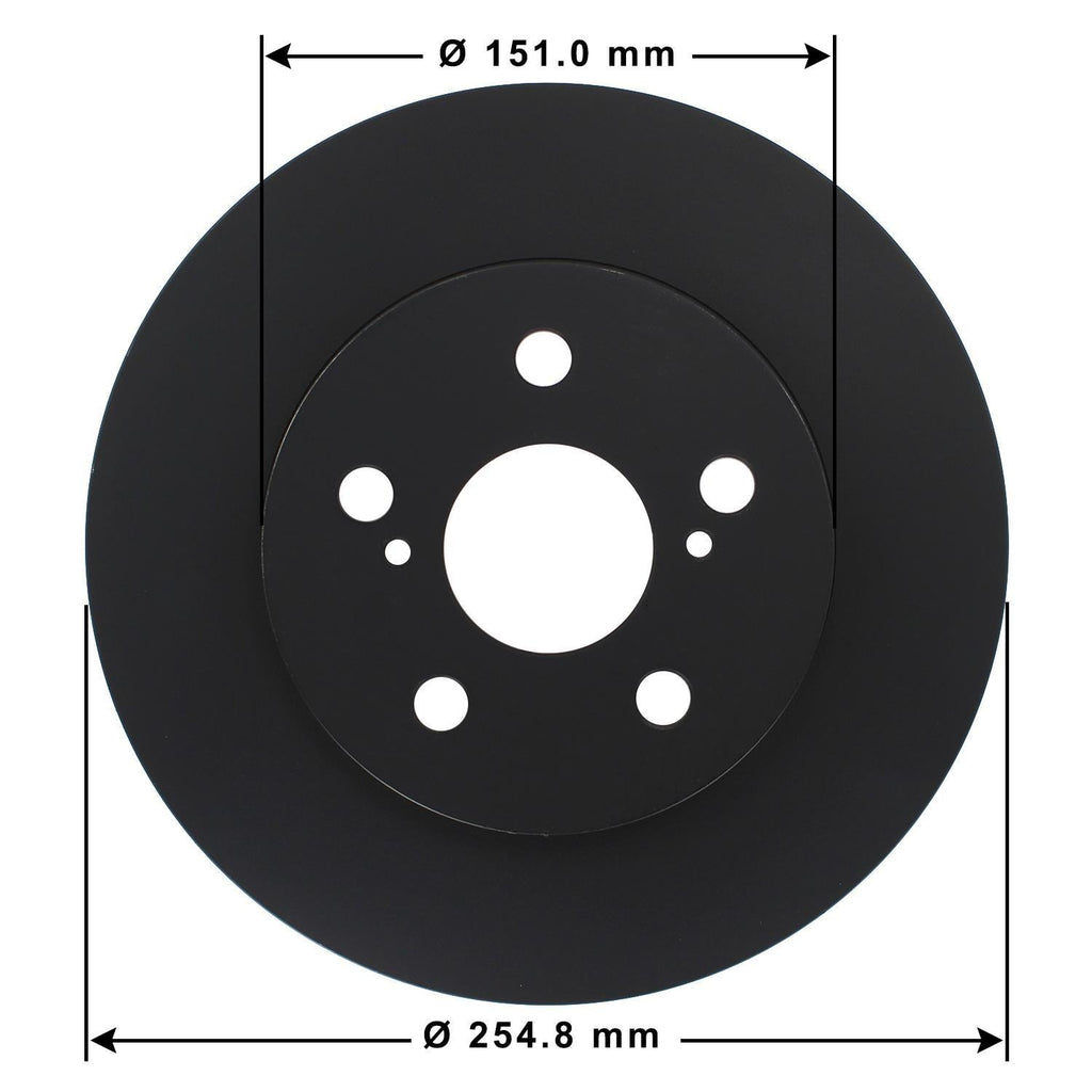 Gold Disc Brake Rotor 71935DG