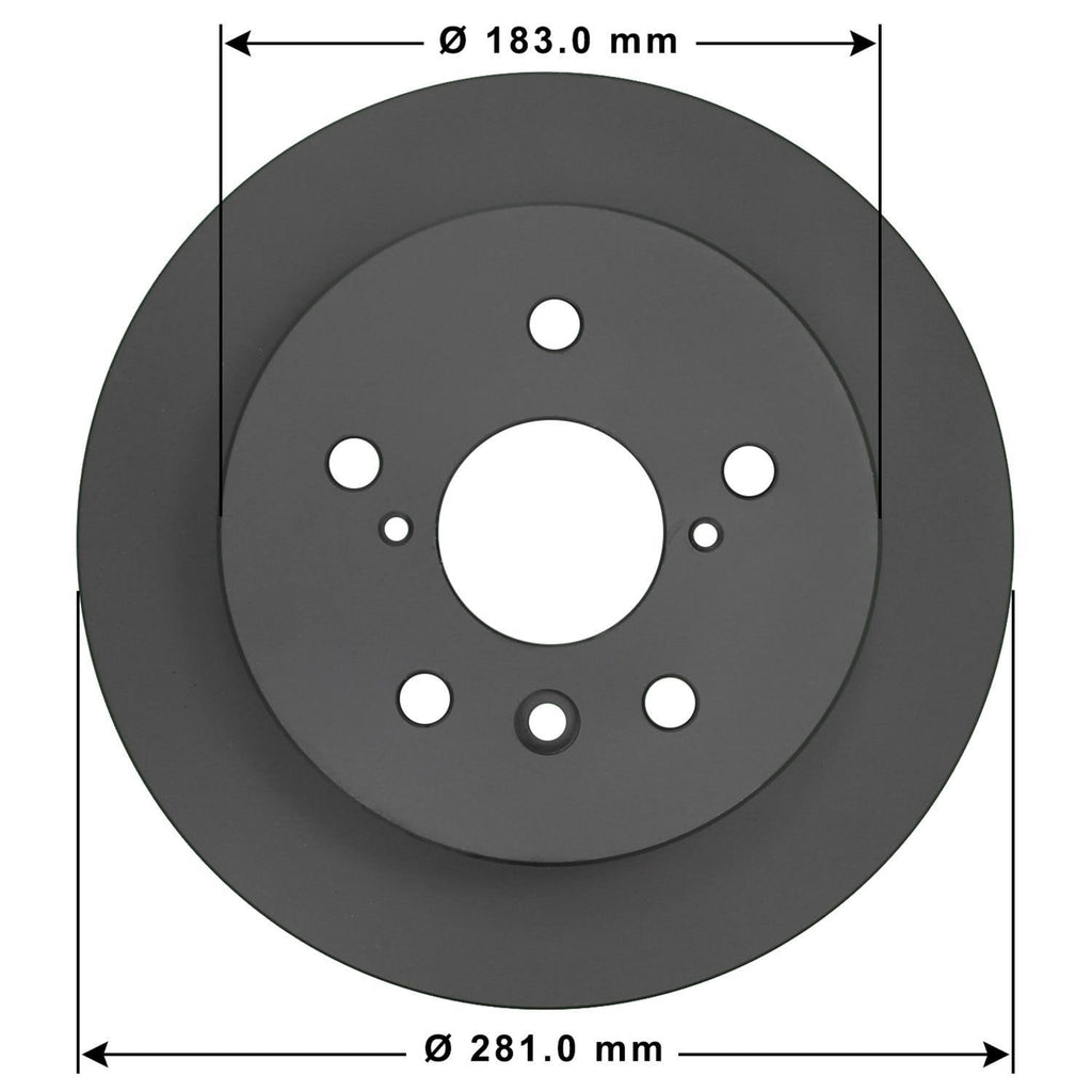 Gold Disc Brake Rotor 71936DG