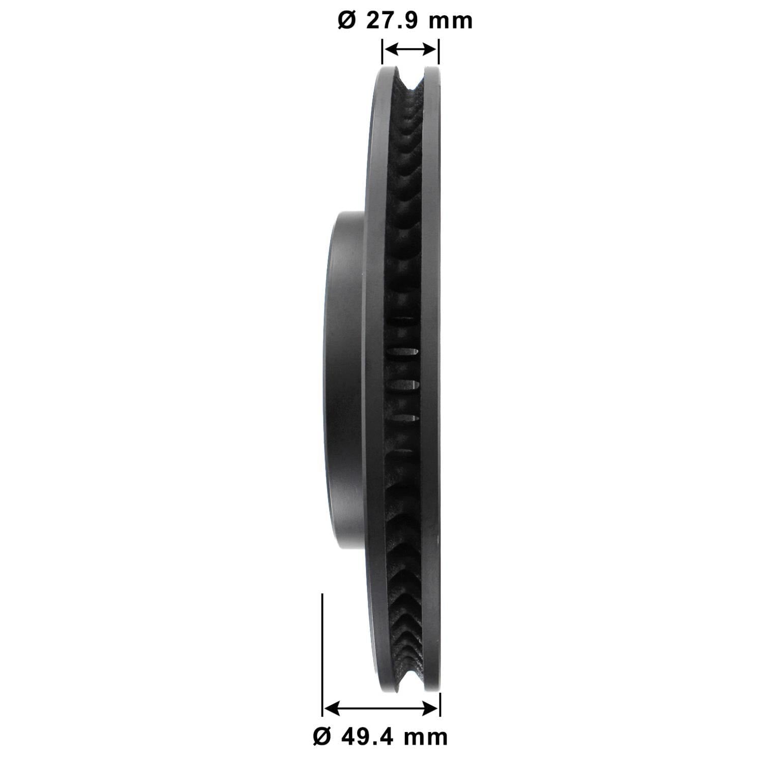 Gold Disc Brake Rotor 71937DG