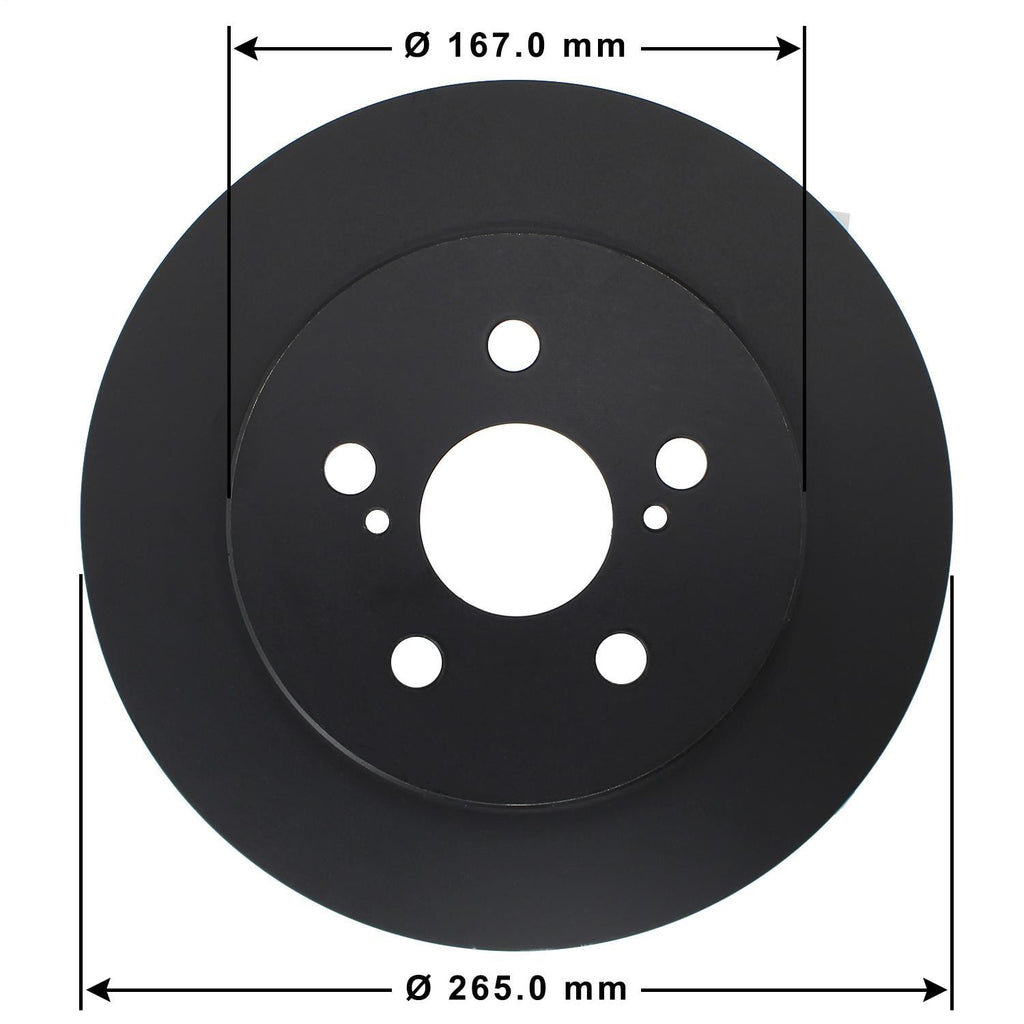 Gold Disc Brake Rotor 71952DG