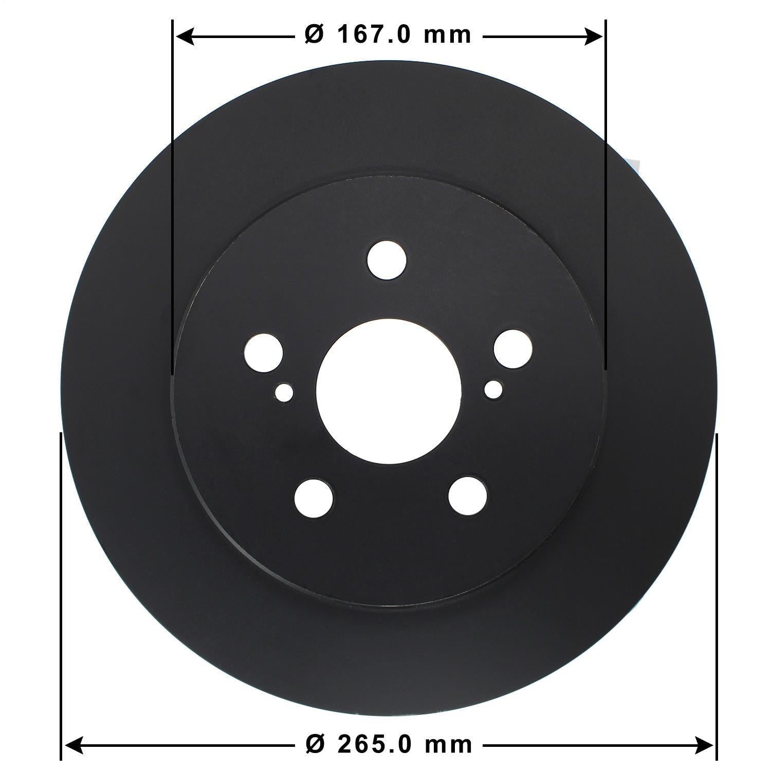 Gold Disc Brake Rotor 71952DG