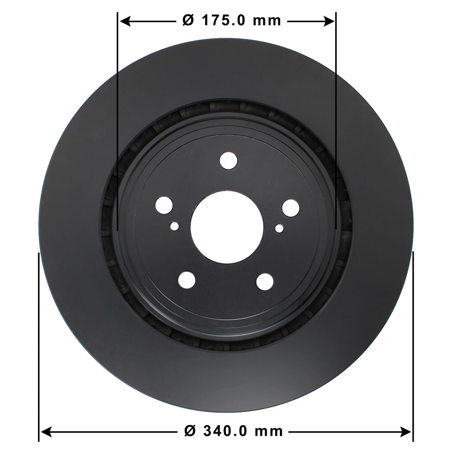 Gold Disc Brake Rotor 71954DG