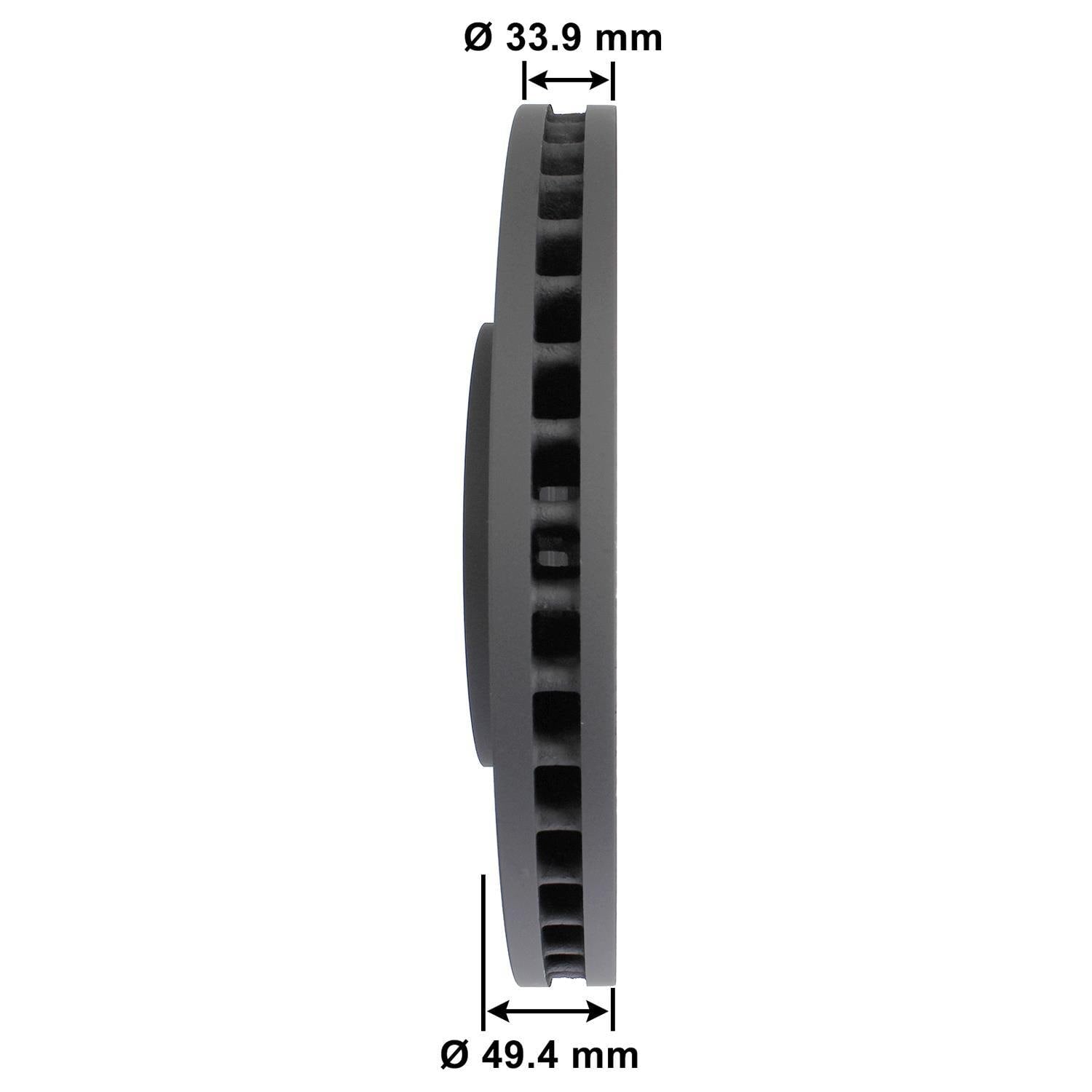 Gold Disc Brake Rotor 71957DG