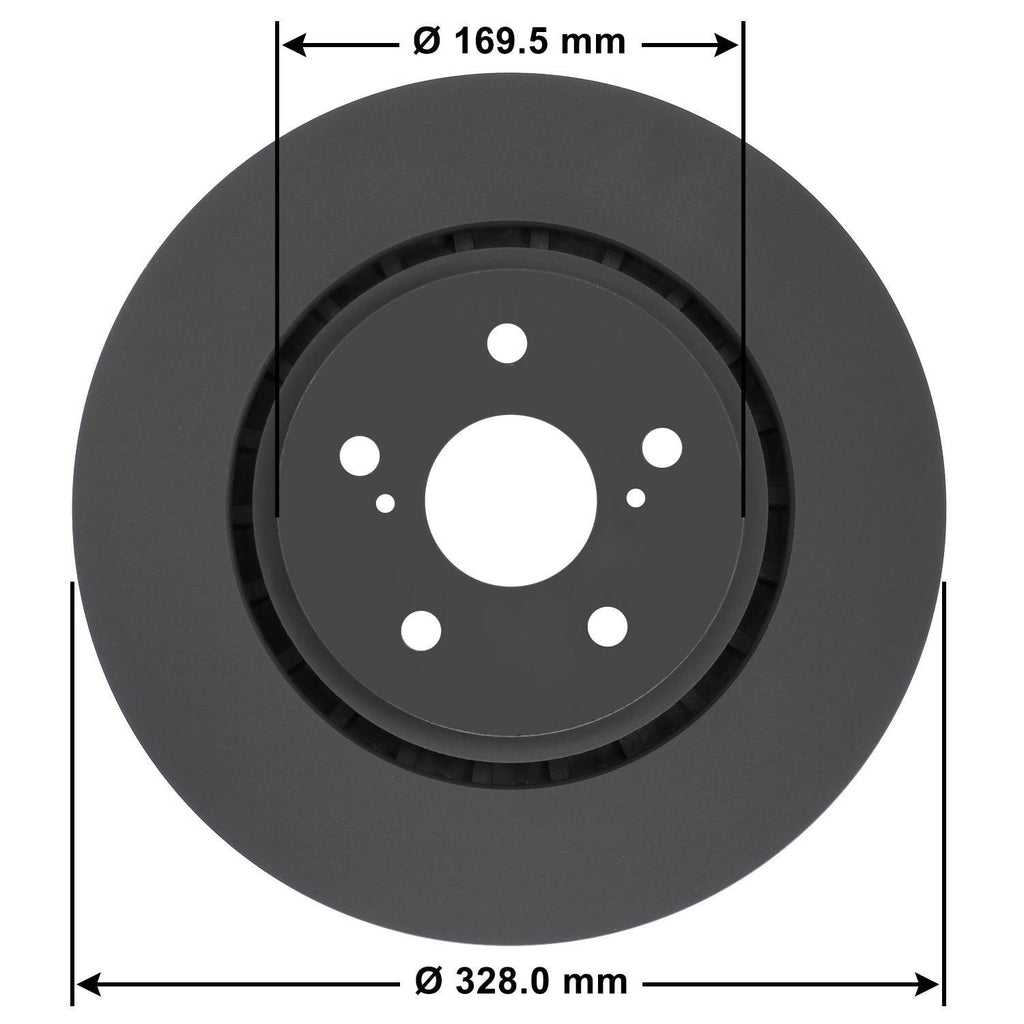 Gold Disc Brake Rotor 71957DG