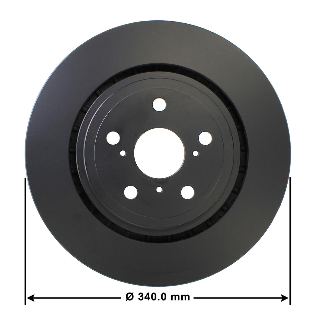 Gold Disc Brake Rotor 71984DG