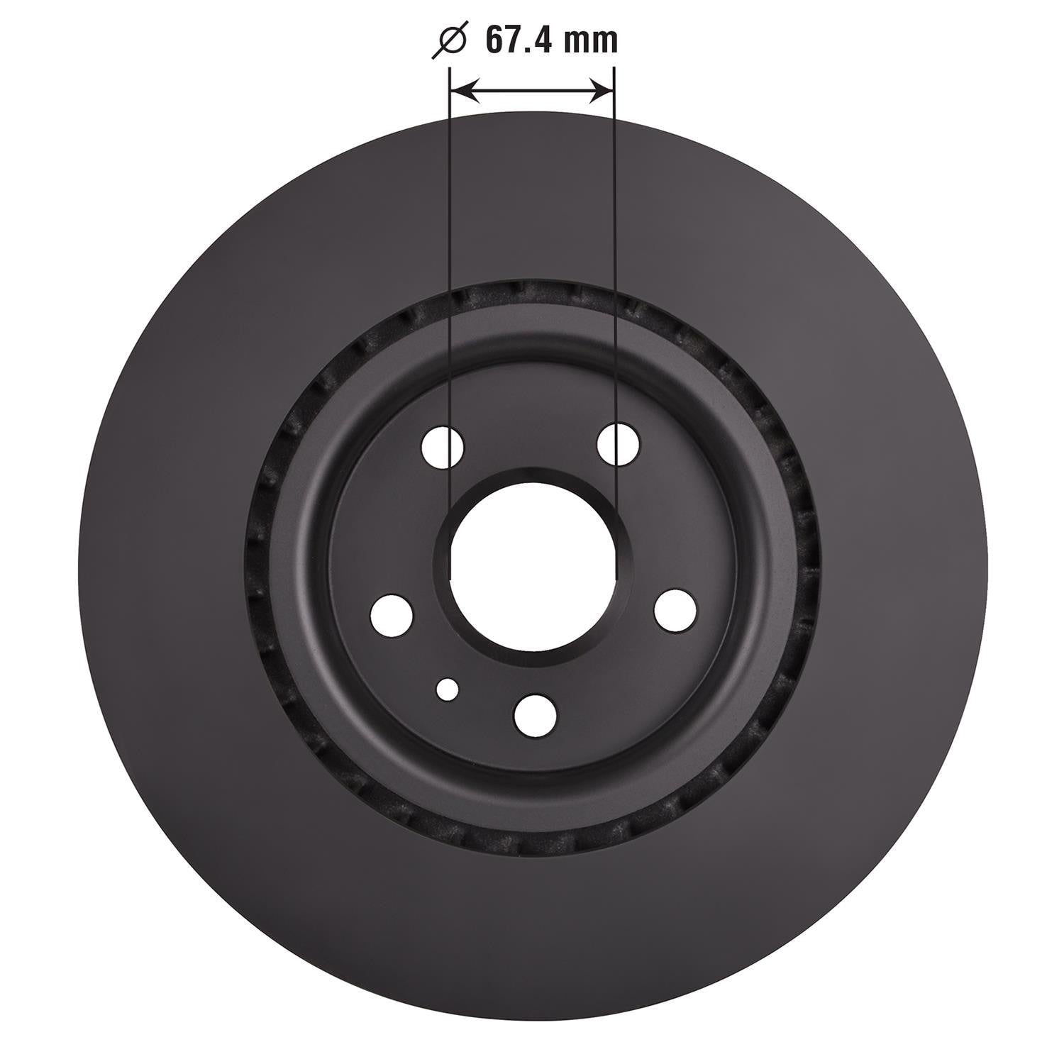 Gold Disc Brake Rotor 72007DG