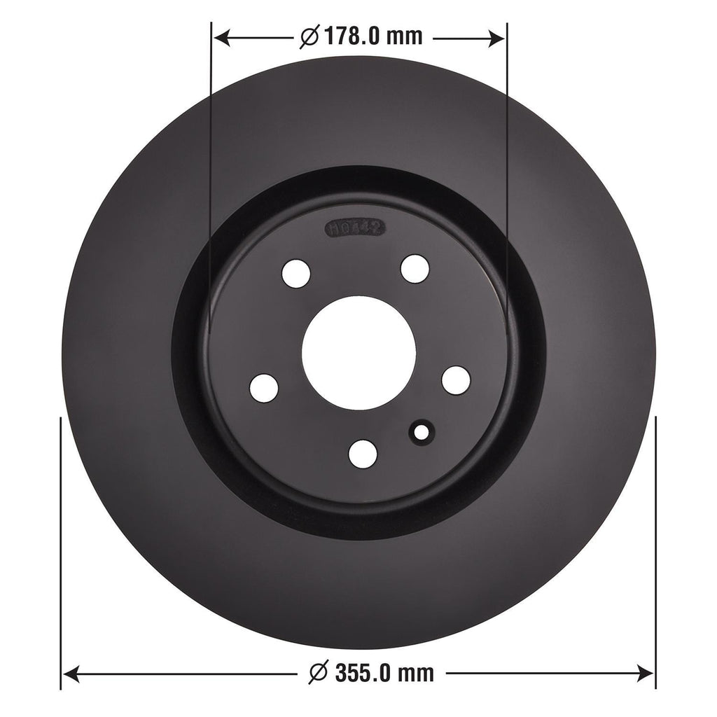 Gold Disc Brake Rotor 72007DG