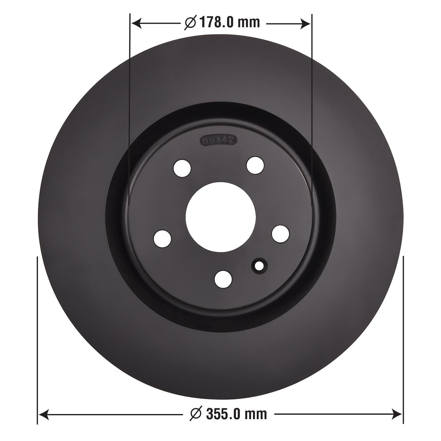 Gold Disc Brake Rotor 72007DG