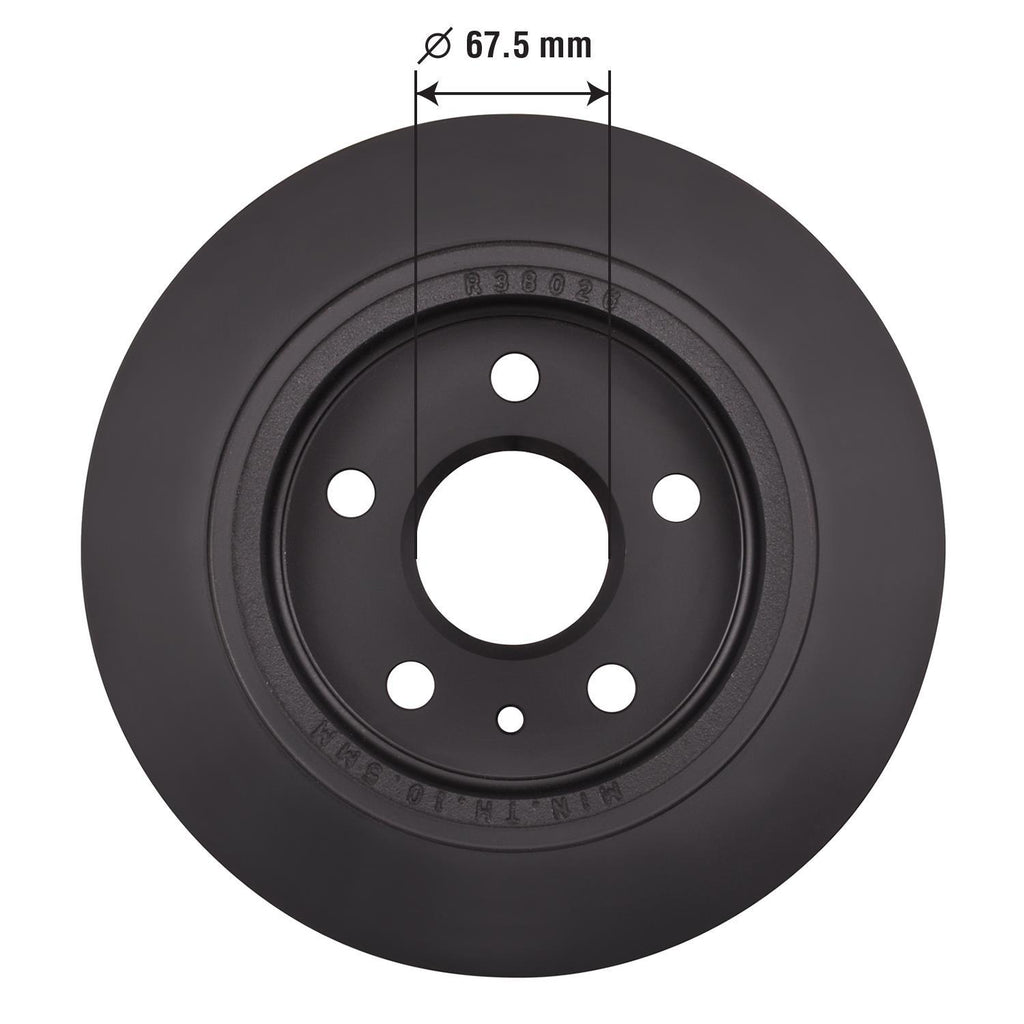 Gold Disc Brake Rotor 72013DG