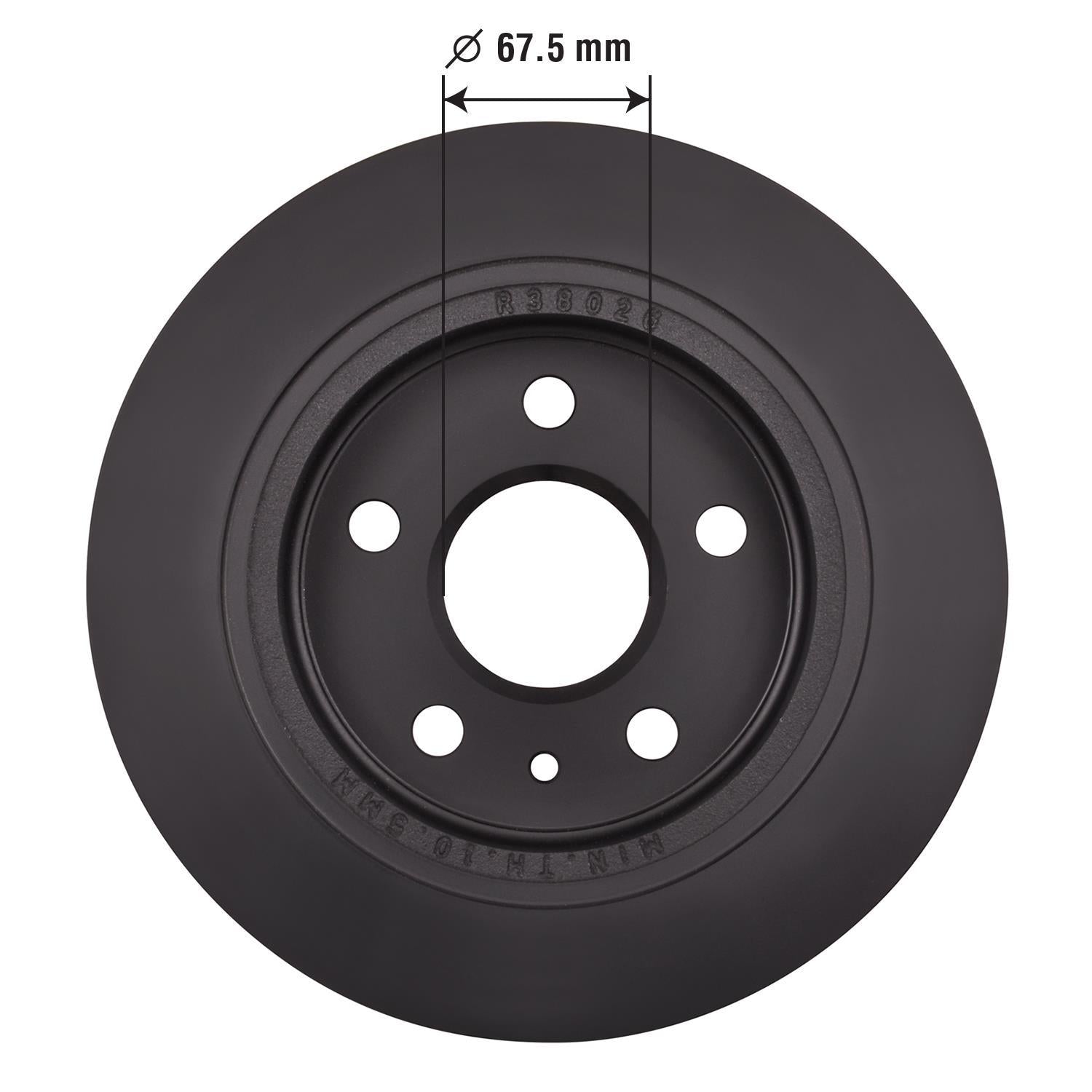 Gold Disc Brake Rotor 72013DG