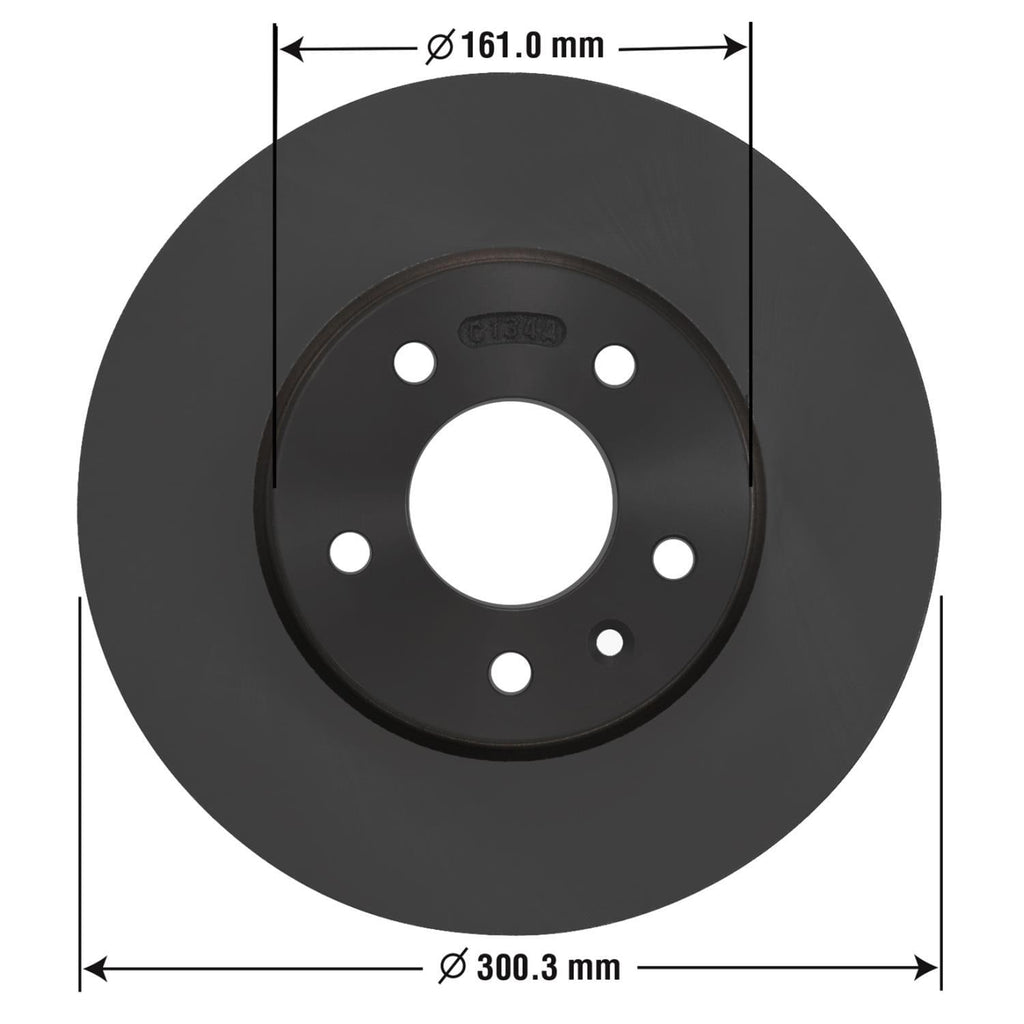 Gold Disc Brake Rotor 72032DG