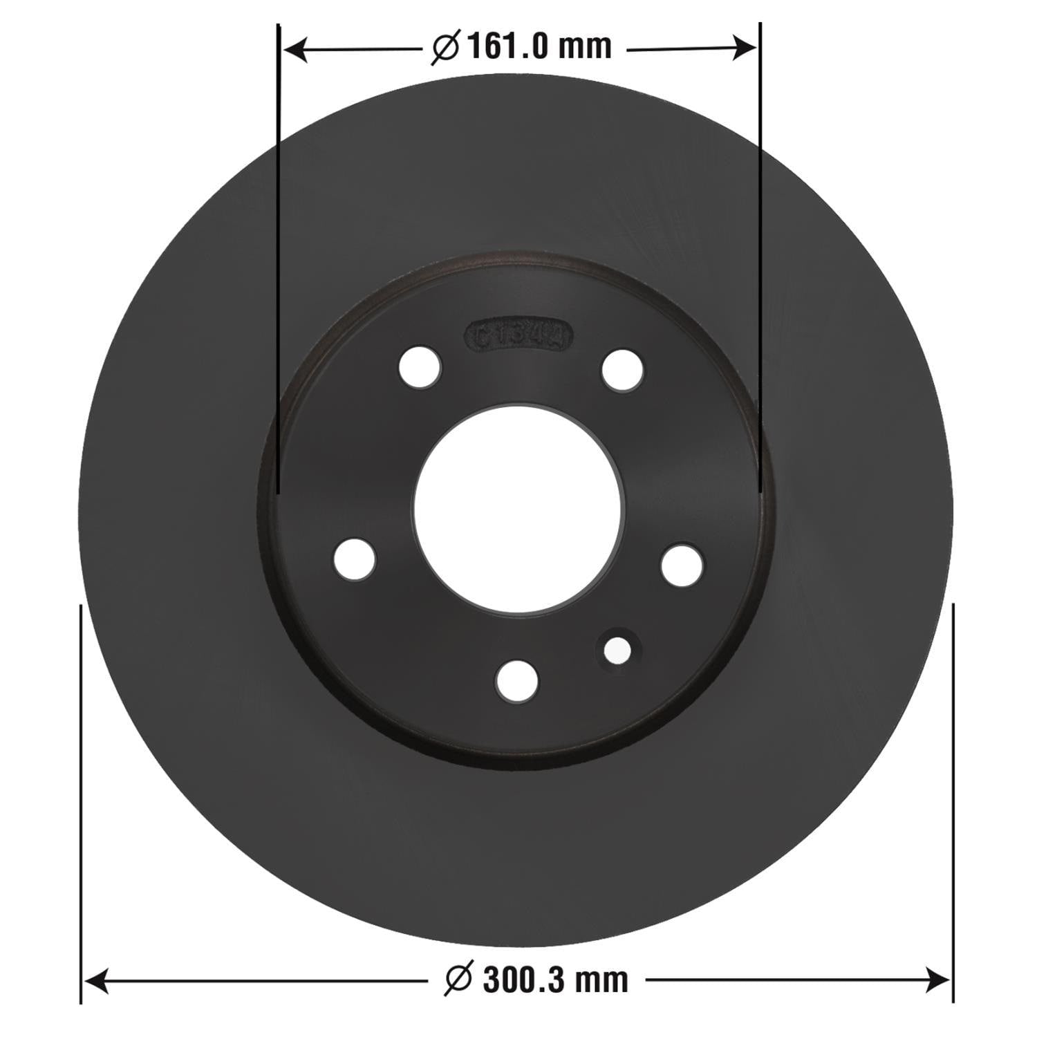 Gold Disc Brake Rotor 72032DG