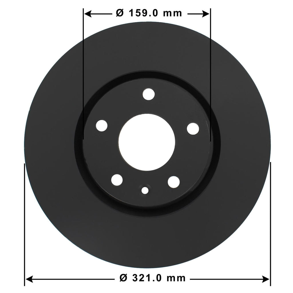 Gold Disc Brake Rotor 72039DG