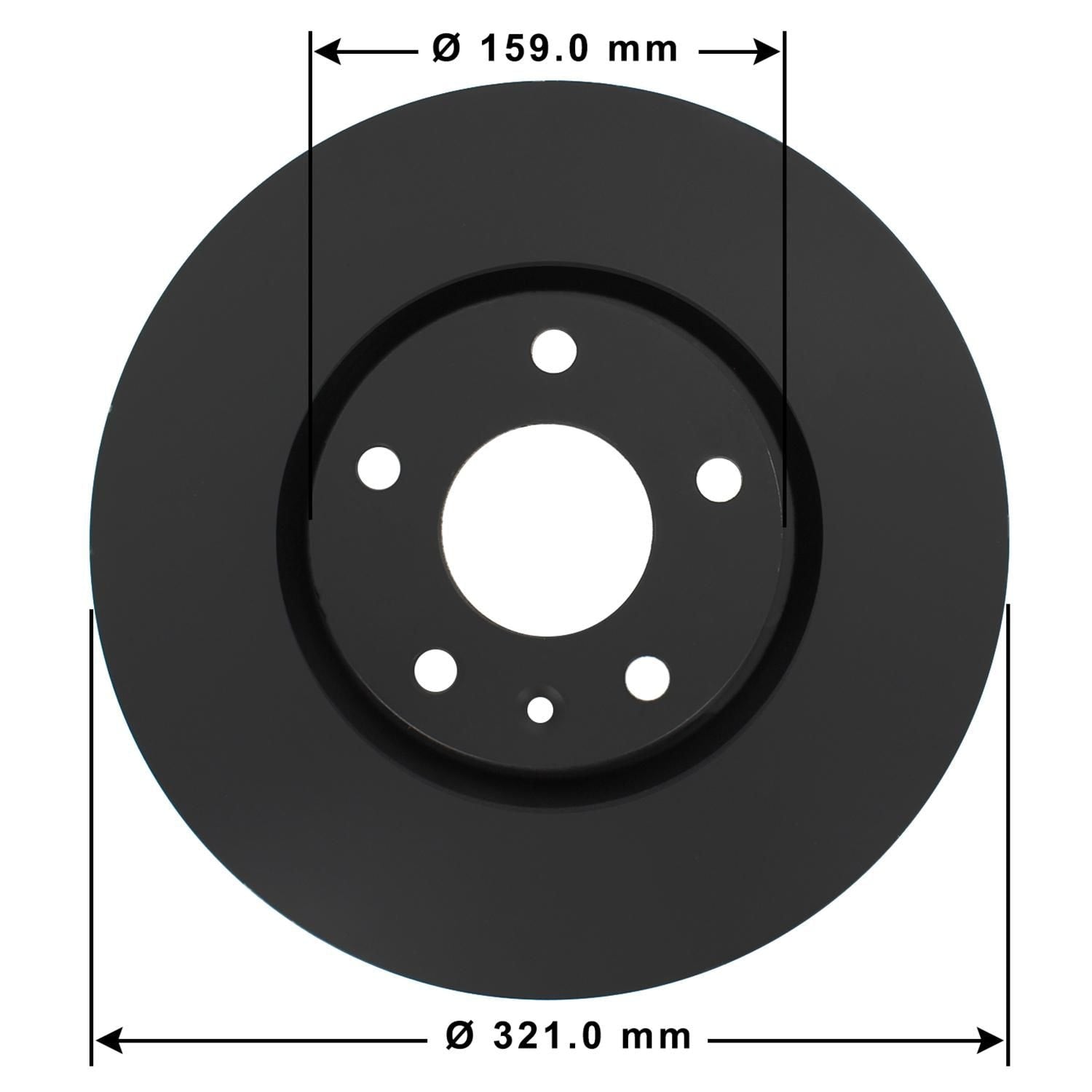 Gold Disc Brake Rotor 72039DG