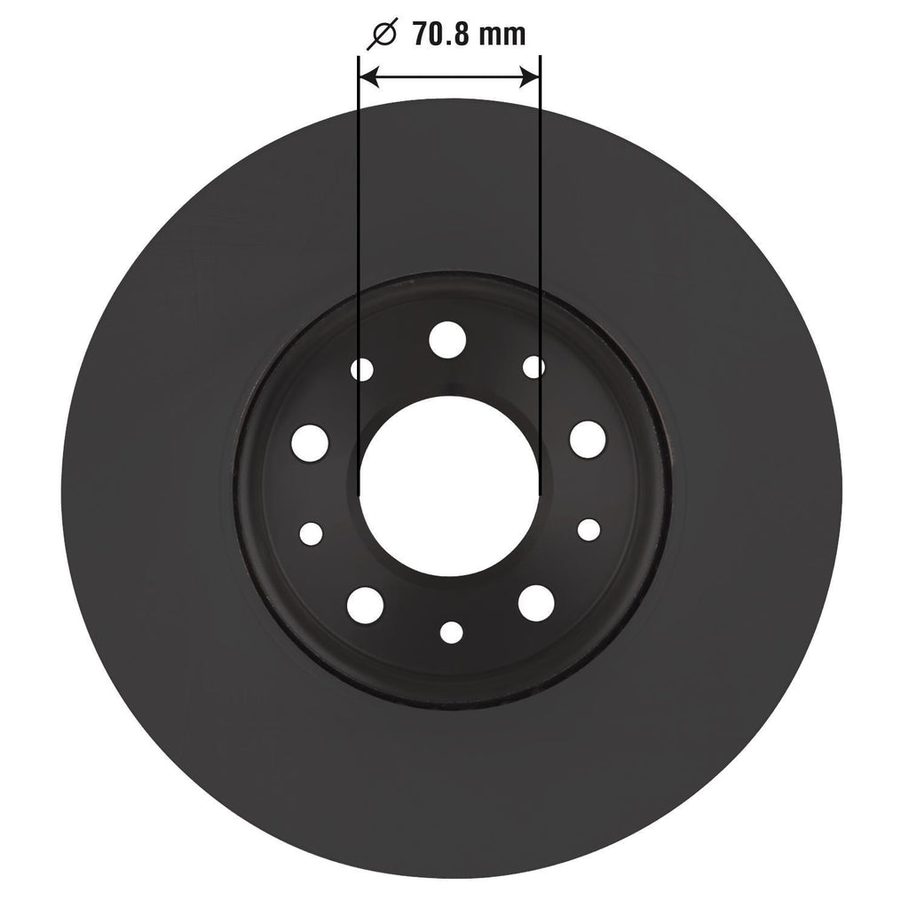 Gold Disc Brake Rotor 72048DG