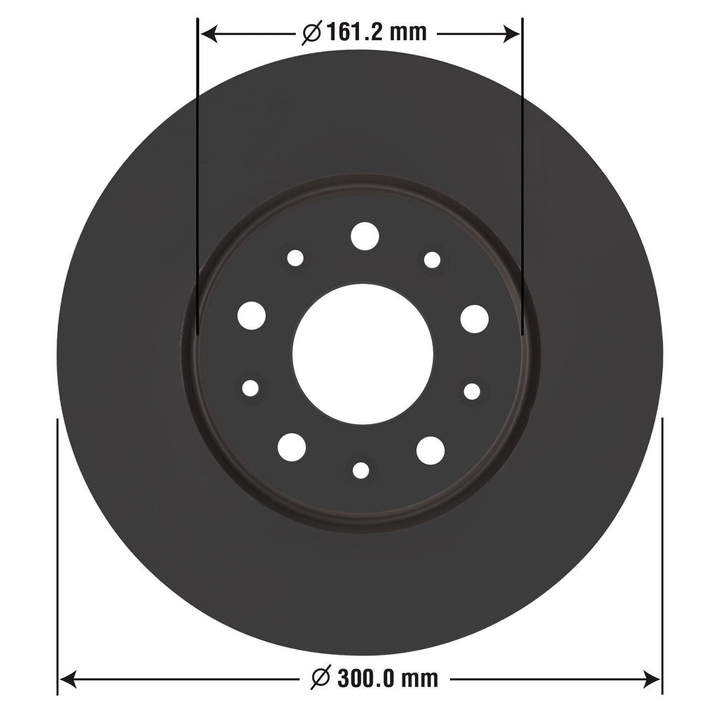 Gold Disc Brake Rotor 72048DG