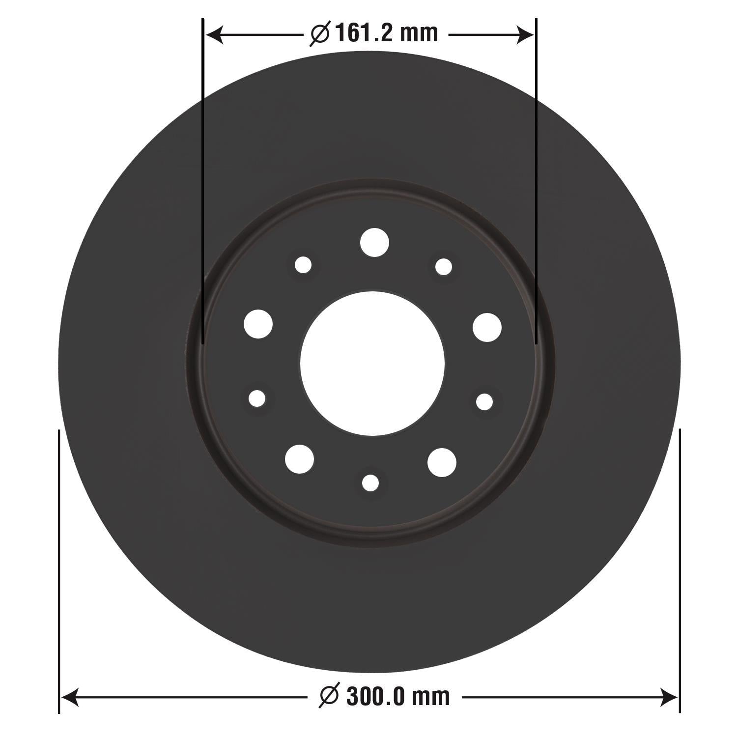 Gold Disc Brake Rotor 72048DG