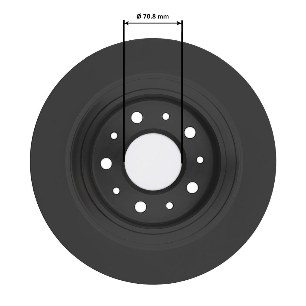 Gold Disc Brake Rotor 72049DG