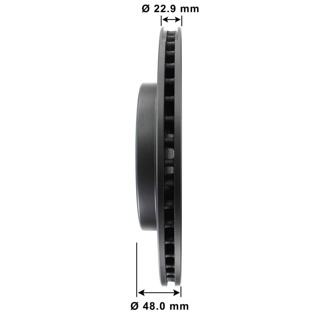 Gold Disc Brake Rotor 72077DG