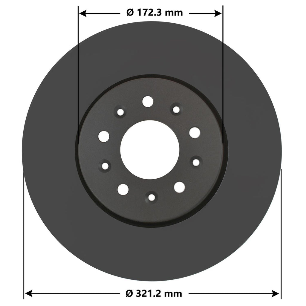 Gold Disc Brake Rotor 72078DG