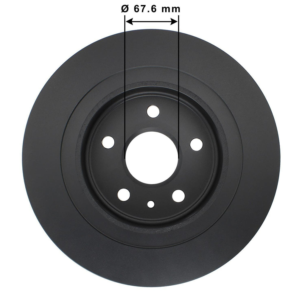 Gold Disc Brake Rotor 72095DG