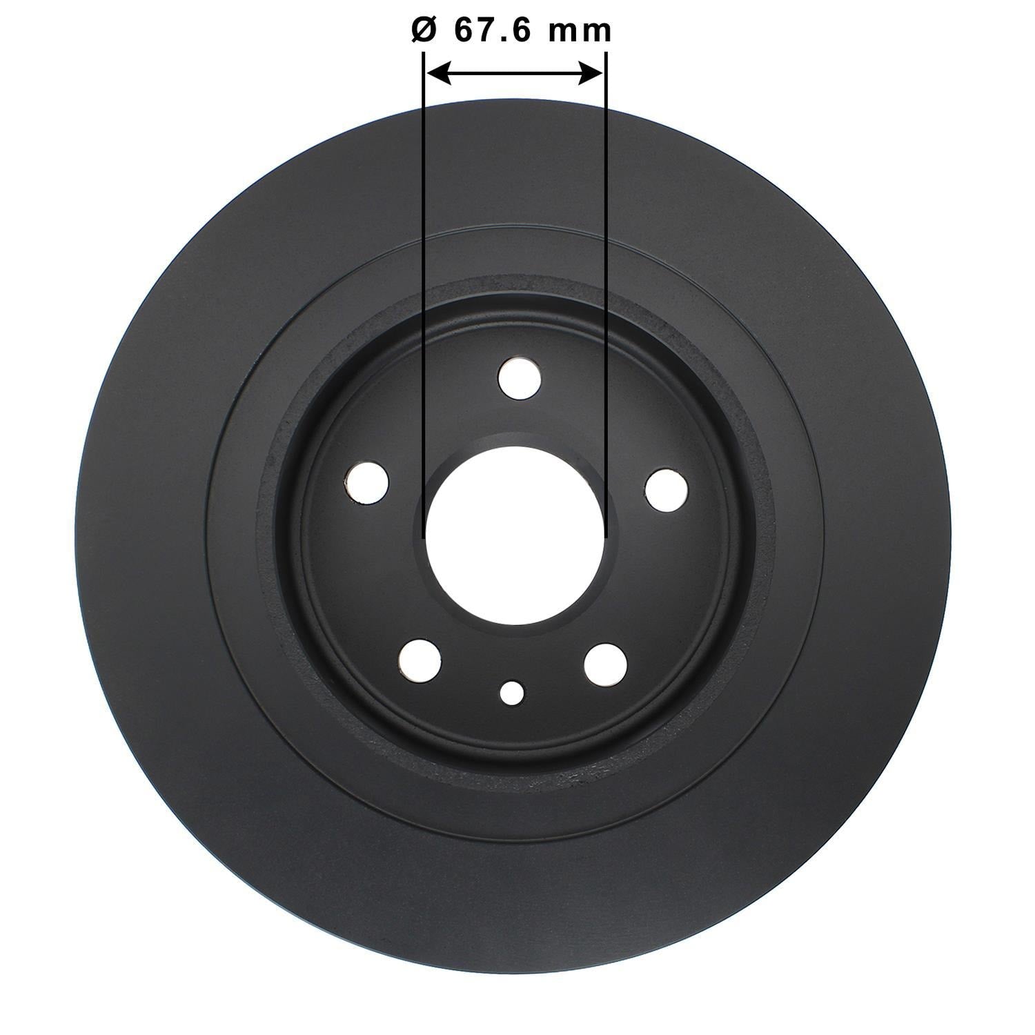 Gold Disc Brake Rotor 72095DG