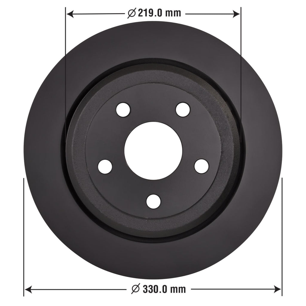 Gold Disc Brake Rotor 72113DG