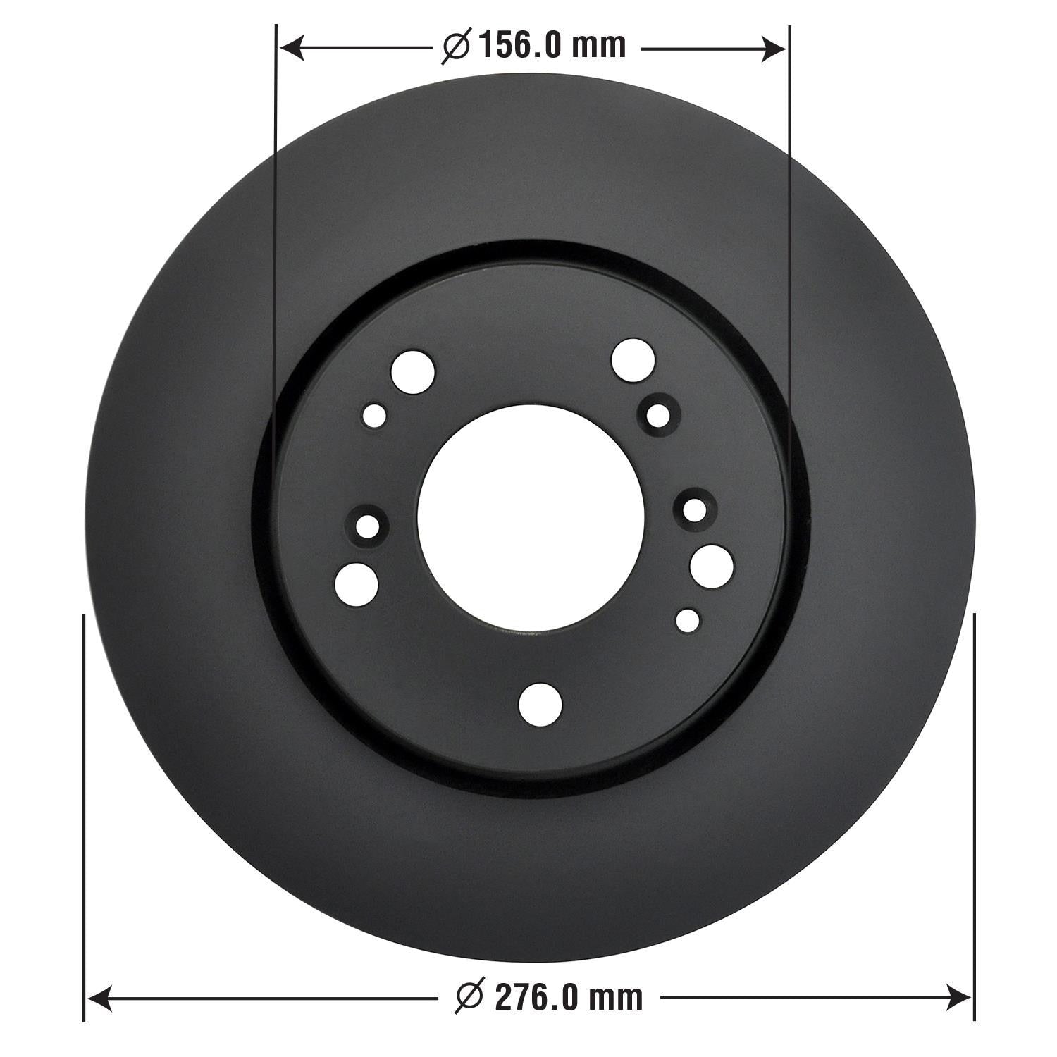 Gold Disc Brake Rotor 72115DG