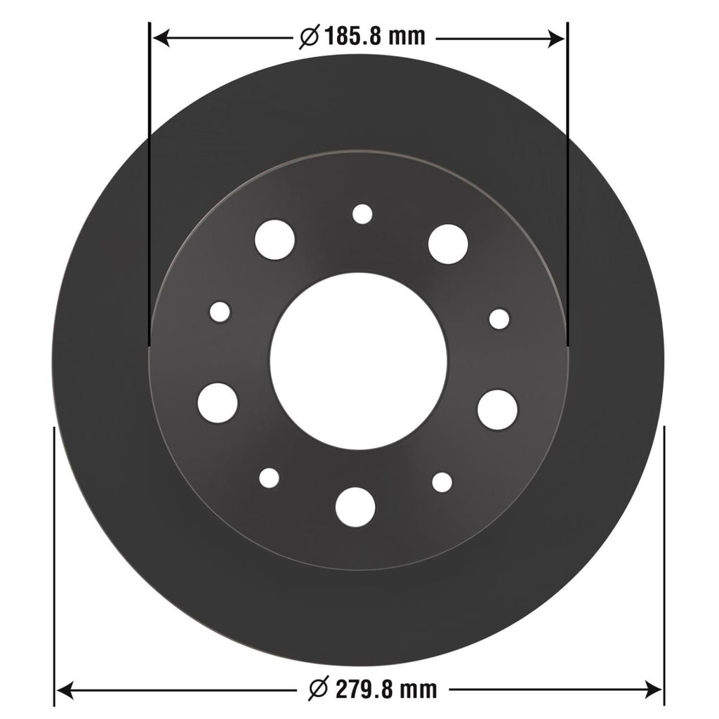 Gold Brake Rotor 72117DG
