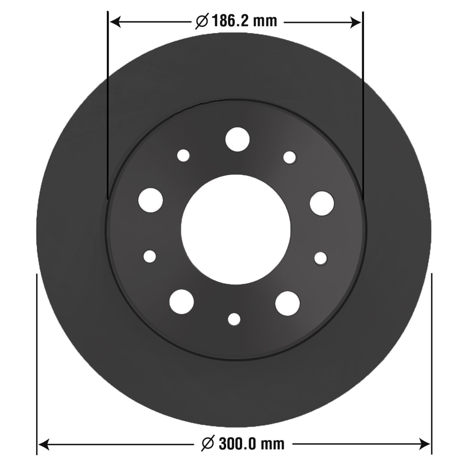 Gold Disc Brake Rotor 72119DG