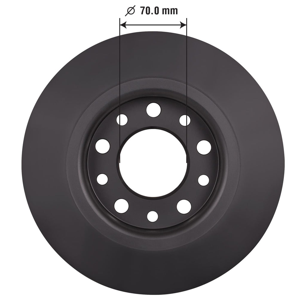 Gold Disc Brake Rotor 72121DG