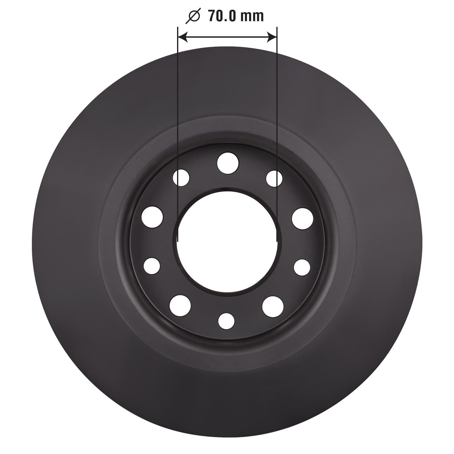Gold Disc Brake Rotor 72121DG