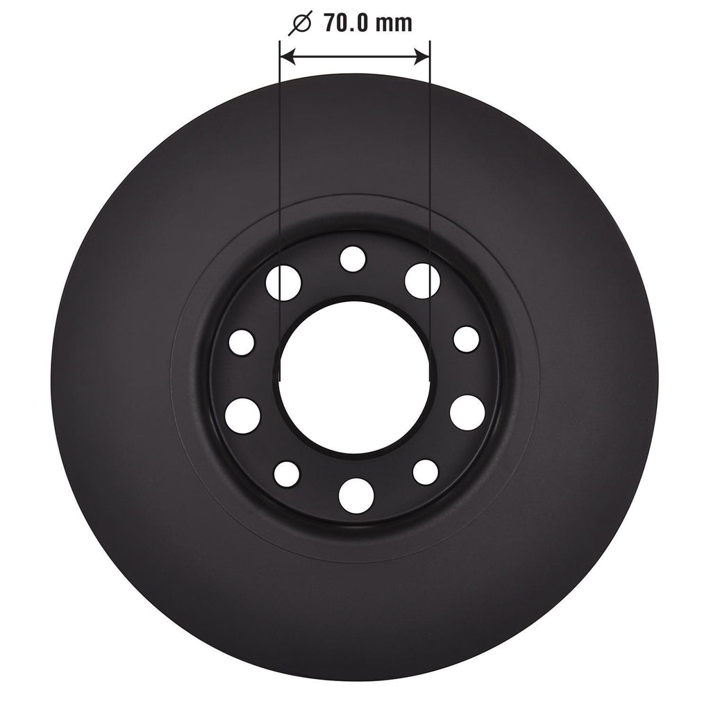 Gold Disc Brake Rotor 72123DG