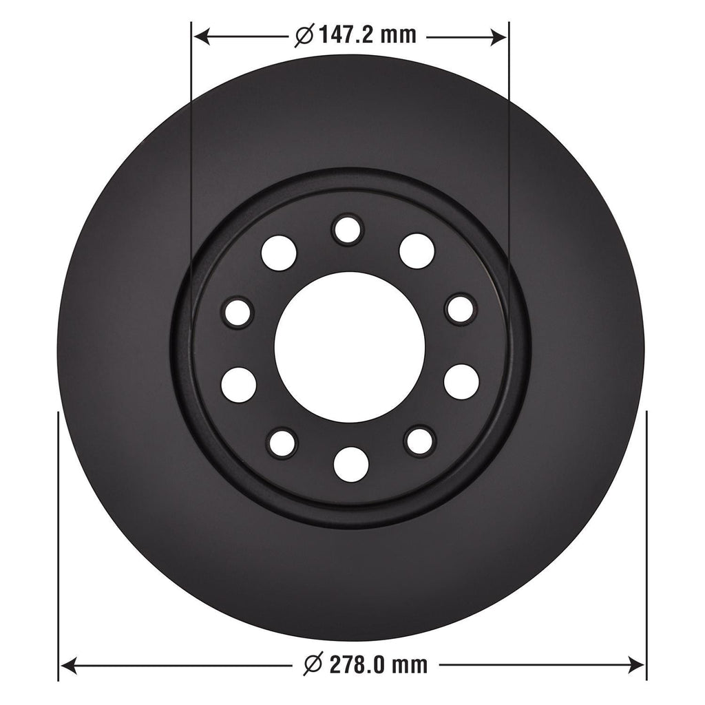 Gold Disc Brake Rotor 72123DG