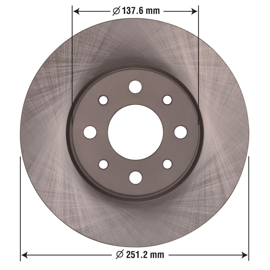 Disc Brake Rotor 72134DL