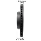 Severe Duty Disc Brake Rotor 72140SD