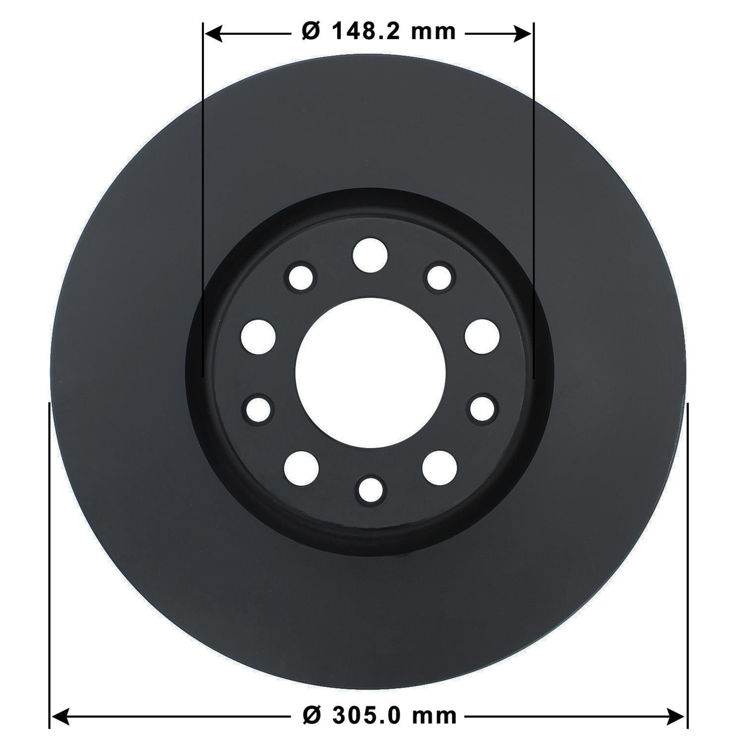 Gold Disc Brake Rotor 72142DG