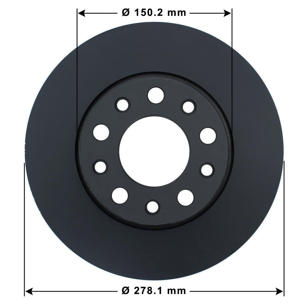 Gold Disc Brake Rotor 72143DG