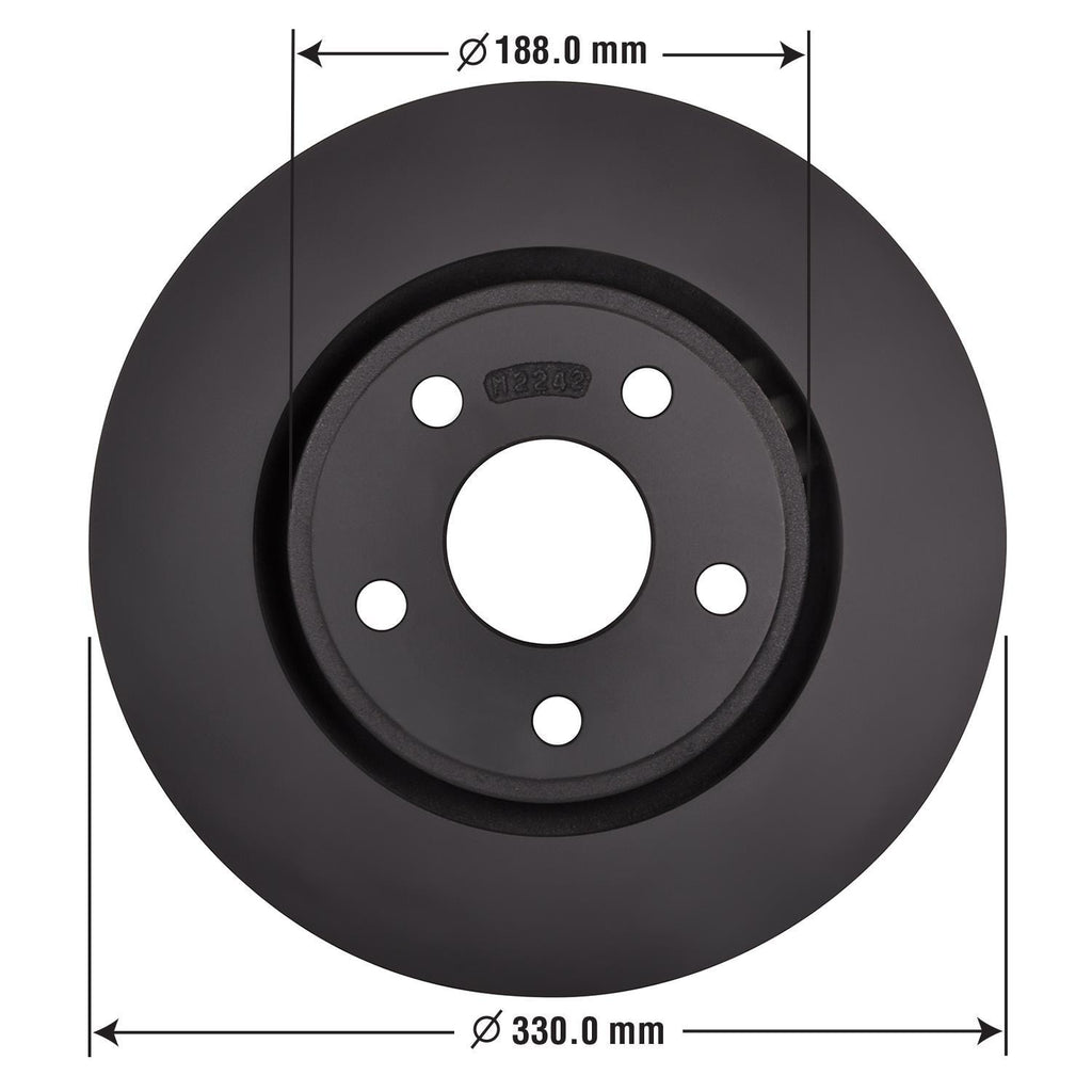 Gold Disc Brake Rotor 72162DG
