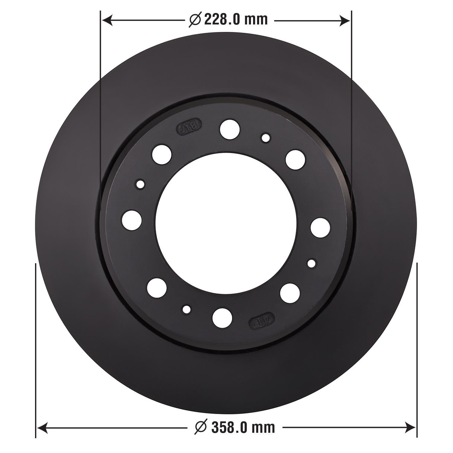 Gold Disc Brake Rotor 72184DG
