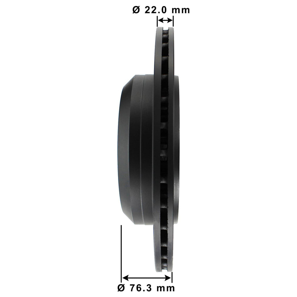 Gold Disc Brake Rotor 72221DG
