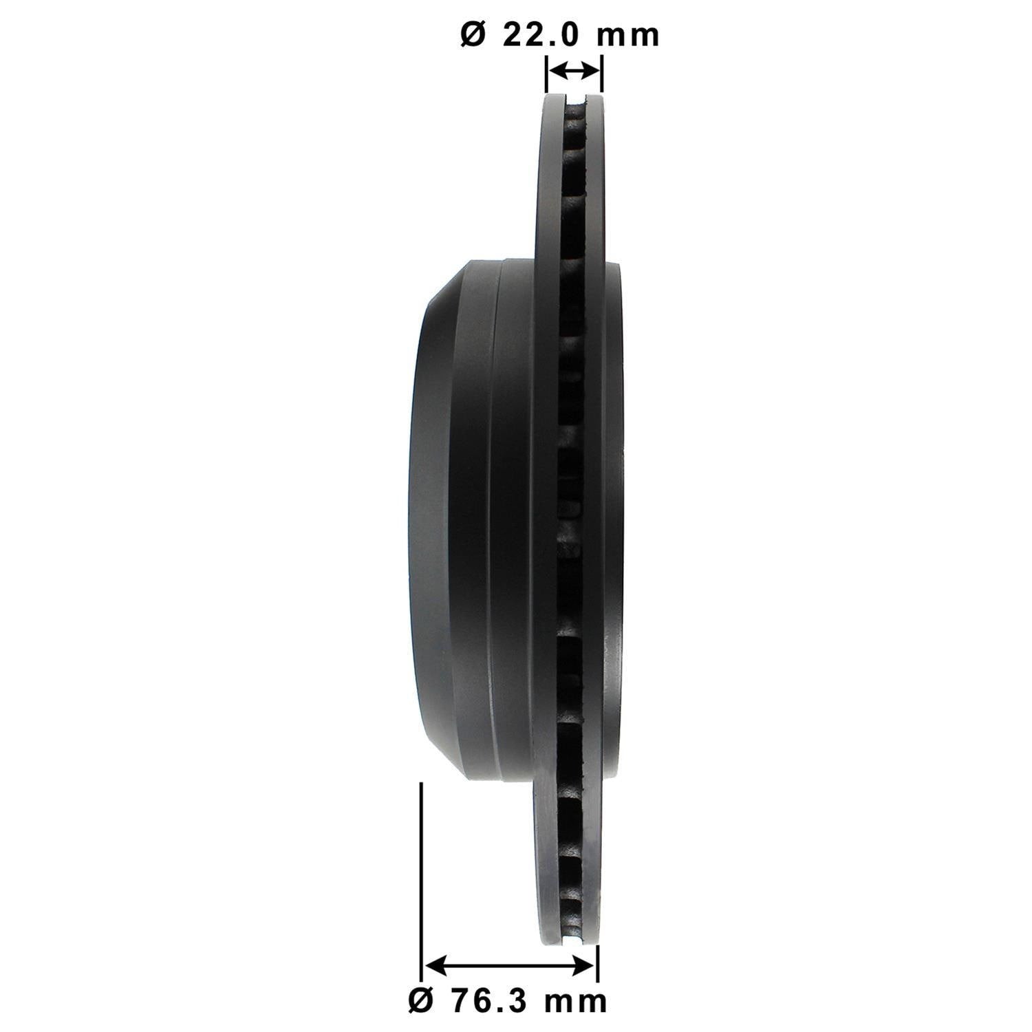 Gold Disc Brake Rotor 72221DG