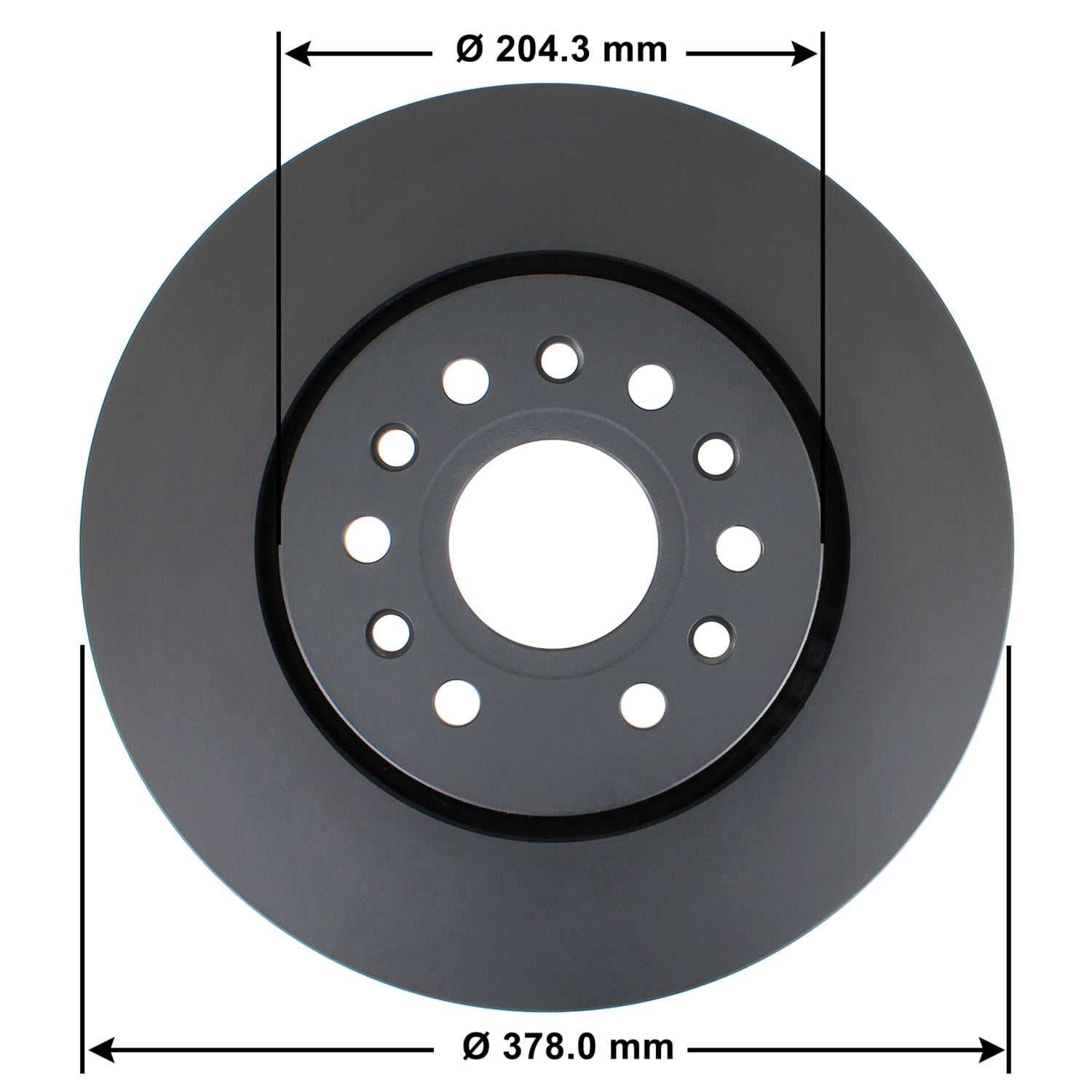 Gold Disc Brake Rotor 72227DG