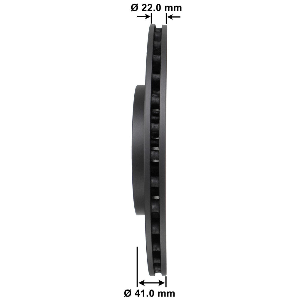 Gold Disc Brake Rotor 72233DG