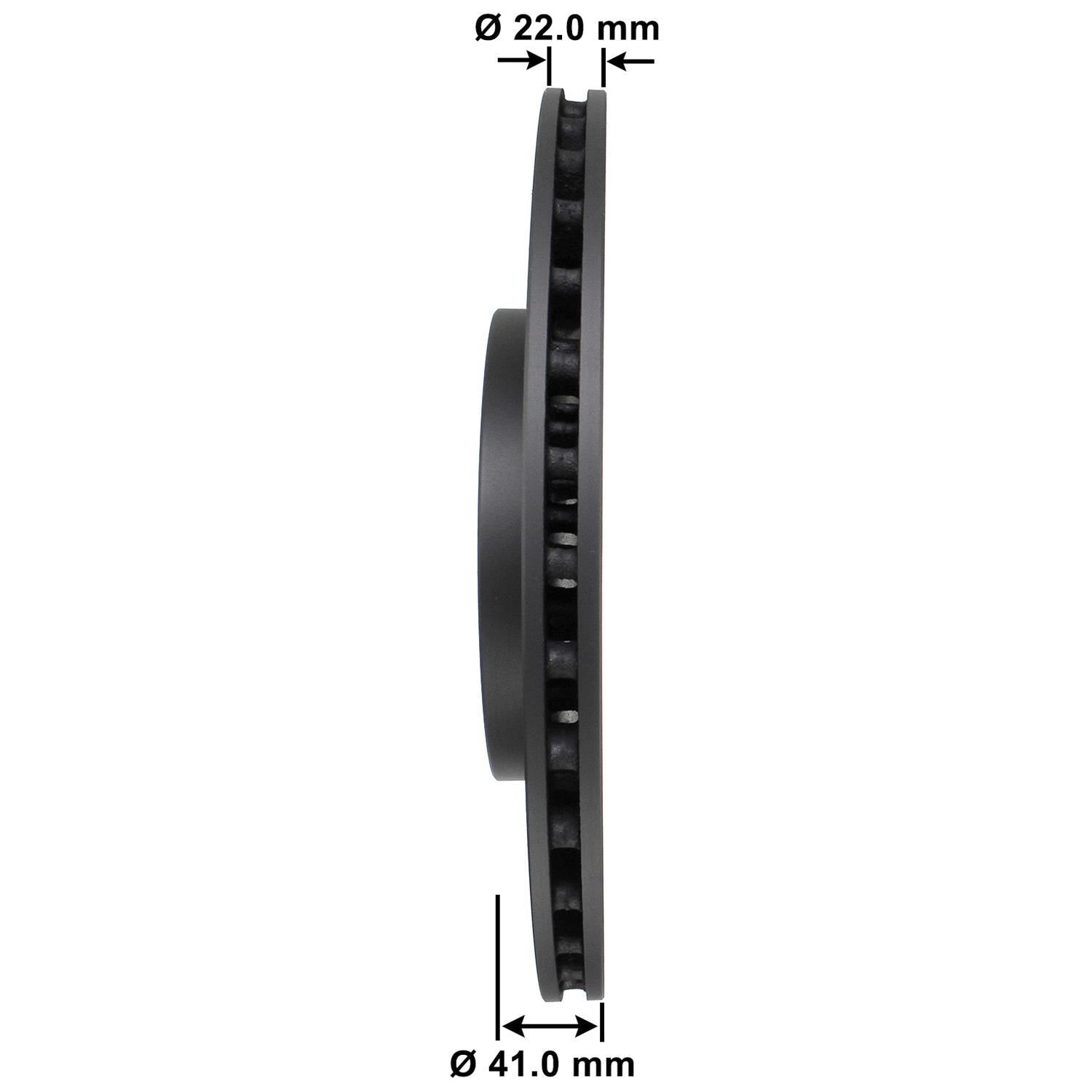 Gold Disc Brake Rotor 72233DG